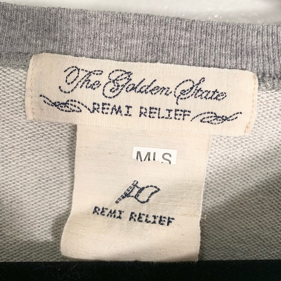 REMI RELIEF The Golden State Sweatshirt 100% cotton - Picture 5 of 10